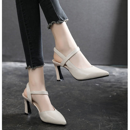 Sandalias de tacón de aguja puntiagudas