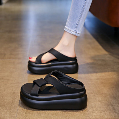 Sandalias con aumento de altura